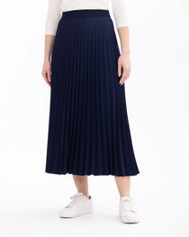 SCL Midi Pileli Etek: Minimalist Günlük Stil - Şimdi Al!