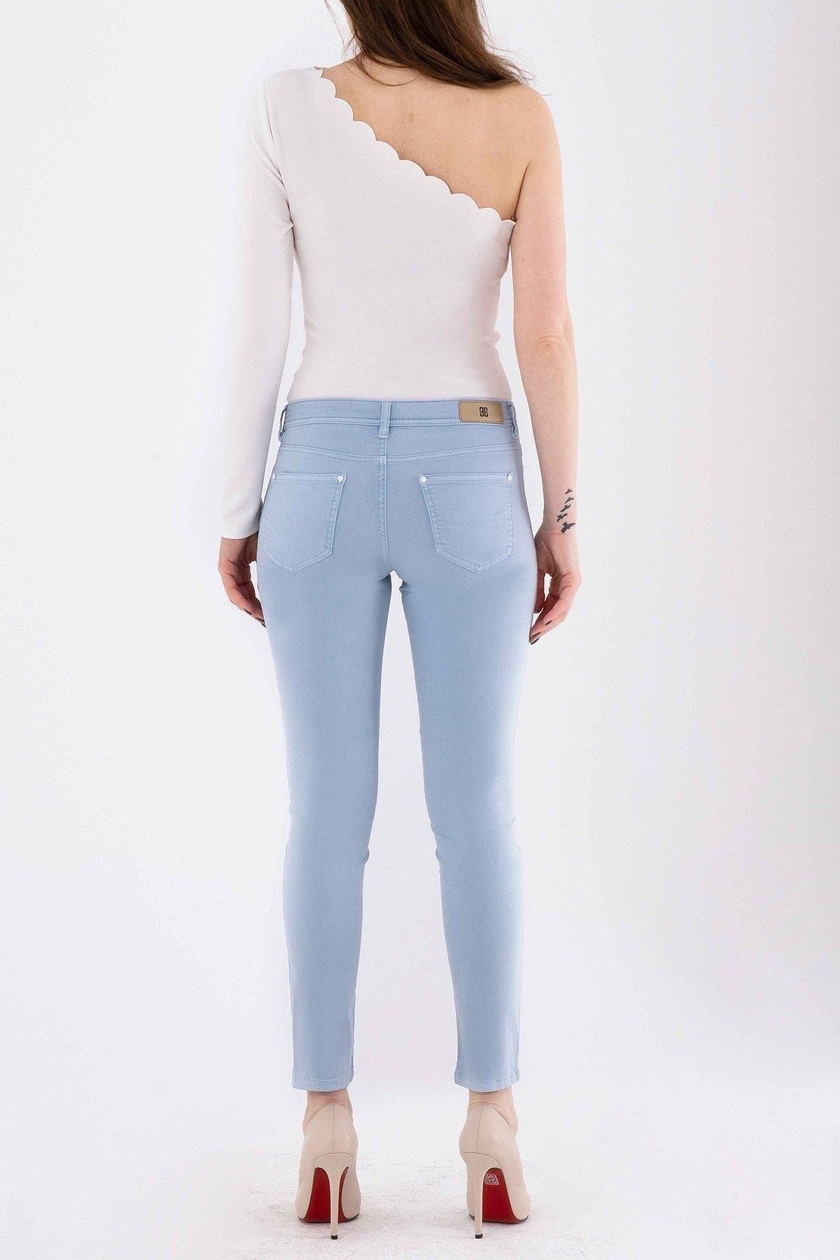 Explosion Minimalist Slim Fit Kadın Pantolon - Günlük Kullanım Secondary image