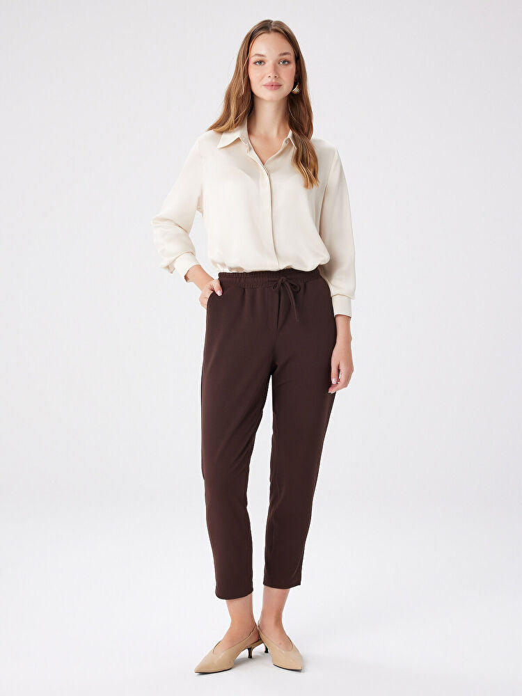 Faik Sönmez Comfort Fit Krep Örme Pantolon Secondary image