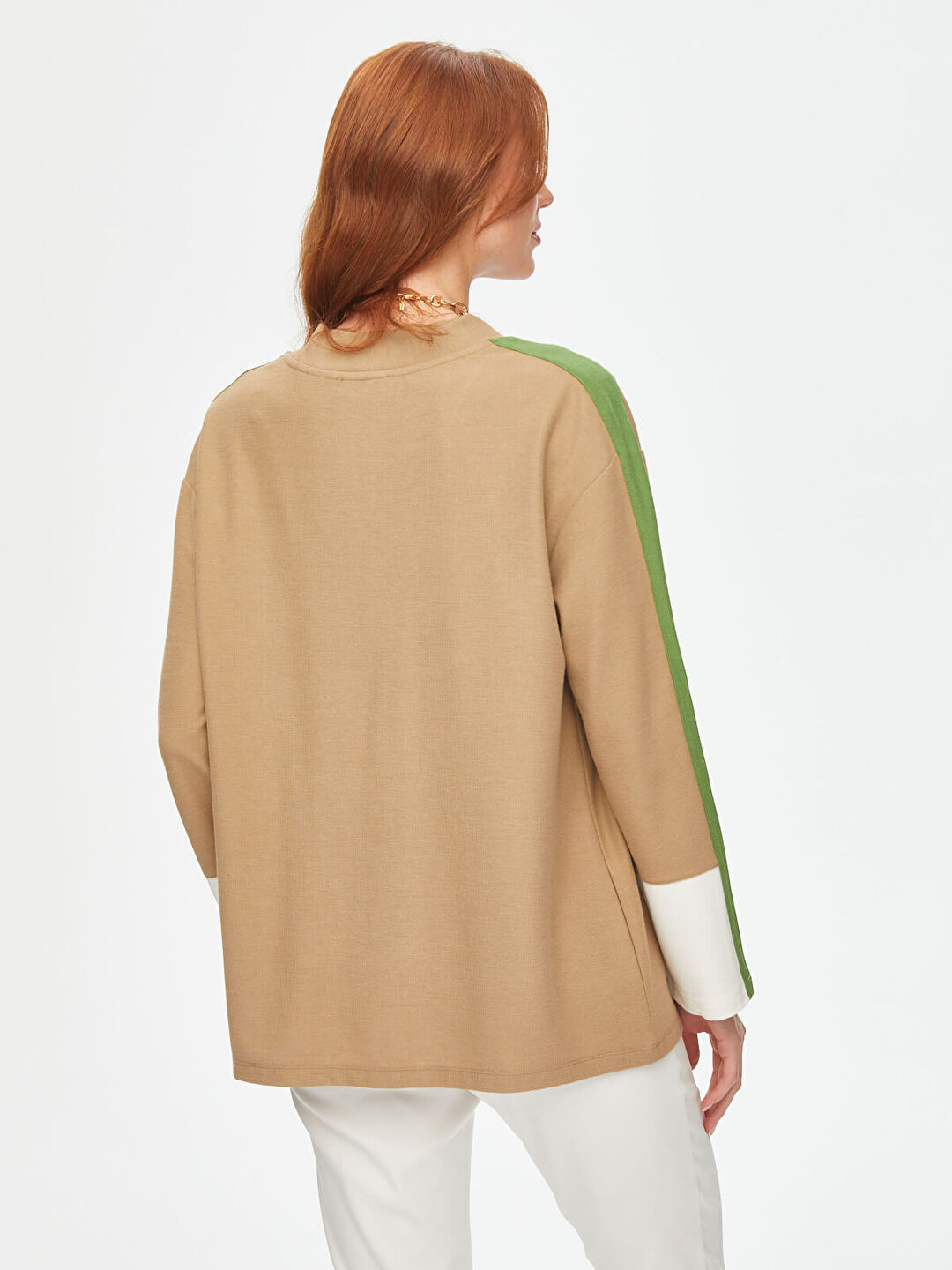 Faik Sönmez Oversize Midi Kadın Hırka - Minimalist, Rahat ve Şık