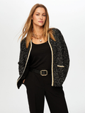 Faik Sönmez Women's Glittery Knitted Jacket Cardigan UW26TRH006