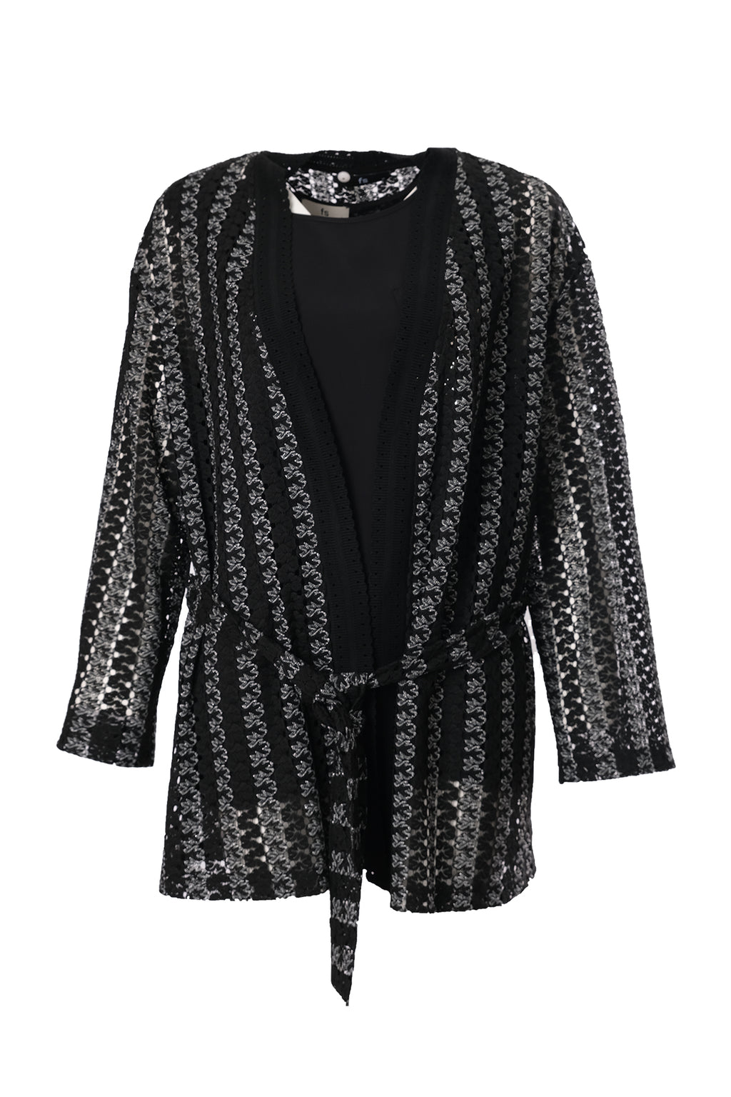 Faik Sönmez Oversize Midi Kimono - Bağcıklı Bel - Minimal Tasarım