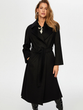 Faik Sönmez Women's Belted Wool Coat UW26MAN003