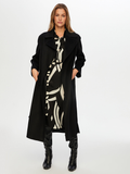 Faik Sönmez Women's Belted Wool Coat UW26MAN003
