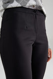 Faik Sönmez Minimalist Slim Fit Midi Kadın Pantolon - Günlük & İş