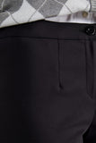 Faik Sönmez Minimalist Slim Fit Midi Kadın Pantolon - Günlük & İş