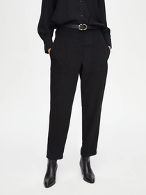 Faik Sönmez Oversize Midi Kadın Pantolon - Minimalist Stil