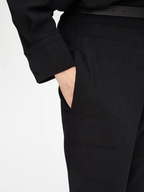 Faik Sönmez Oversize Midi Kadın Pantolon - Minimalist Stil