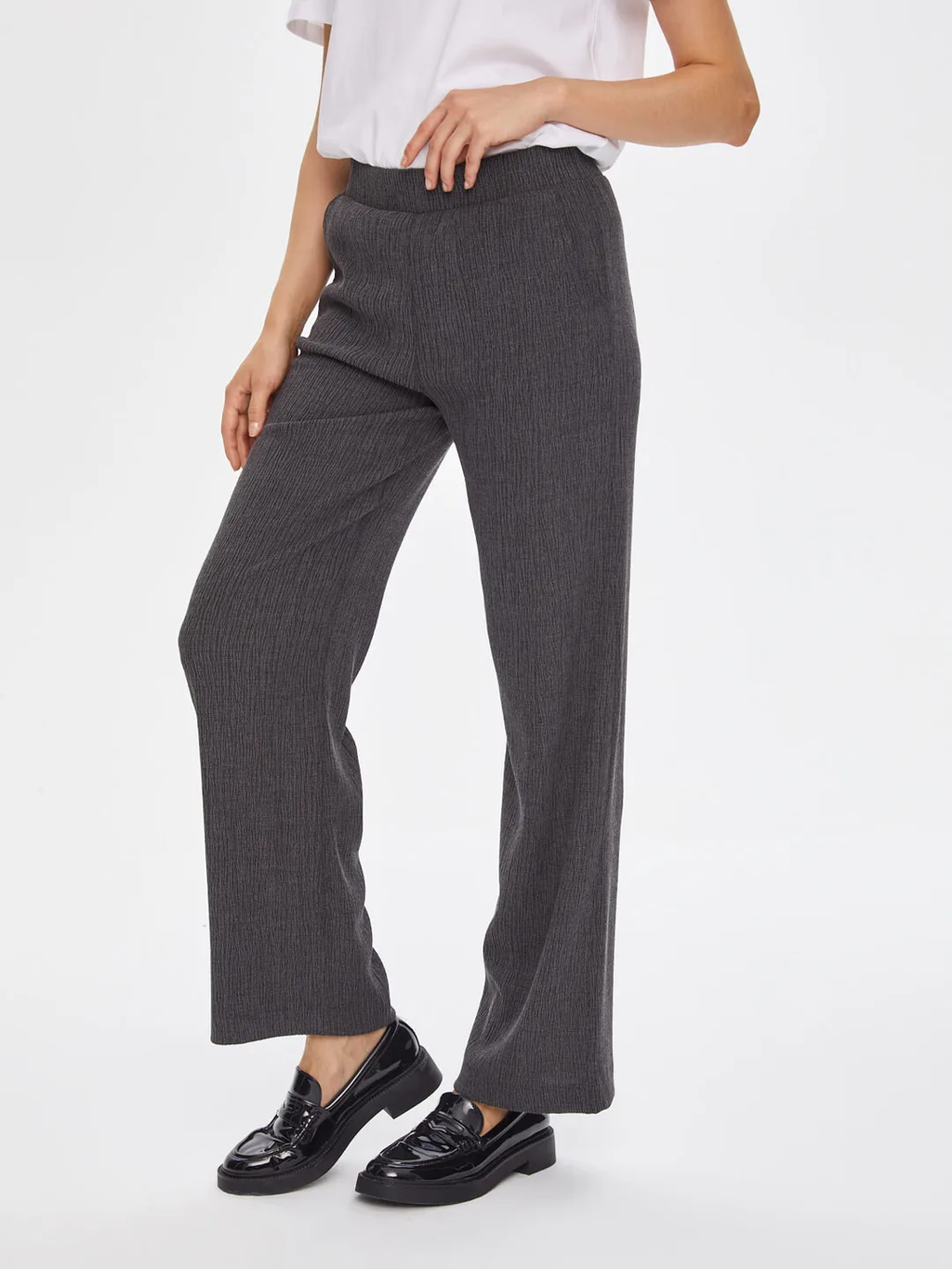 Faik Sönmez Kadın Yüksek Bel Regular Fit Pantolon - Minimalist Tarz
