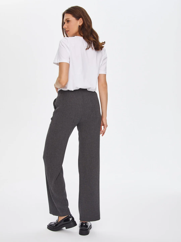 Faik Sönmez Kadın Yüksek Bel Regular Fit Pantolon - Minimalist Tarz