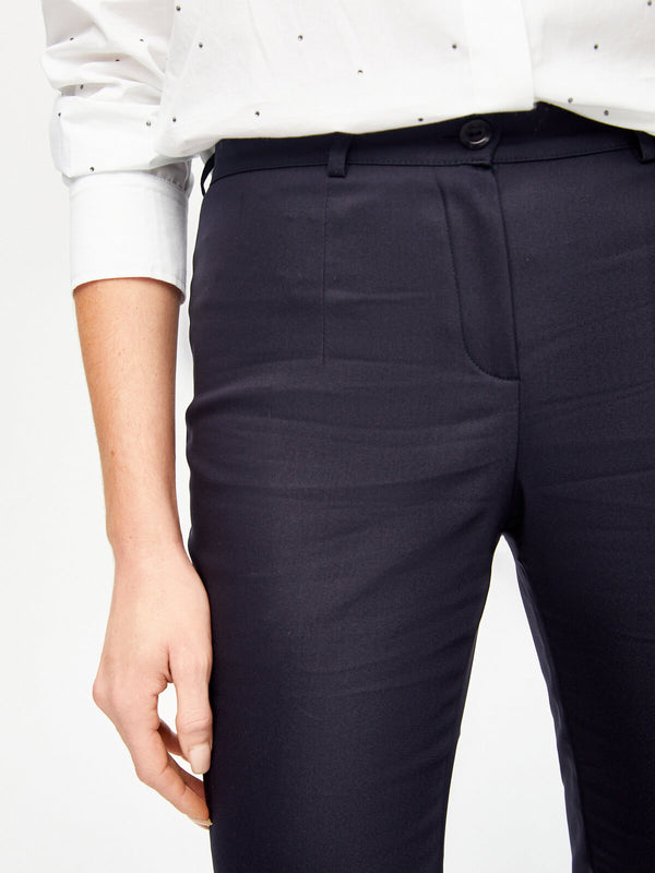 Faik Sönmez Kadın Slim Fit Klasik Capri 25YB00058