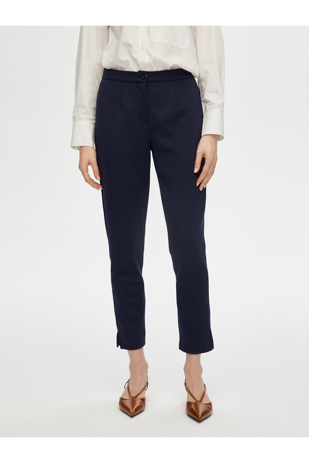 Faik Sönmez Kadın Slim Fit Örme Pantolon 25YB00053-1