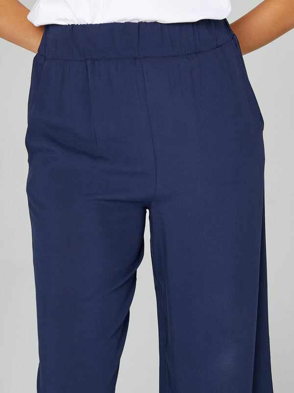 Faik Sönmez Kadın Wide Leg Viskon Kapri 25YB00080