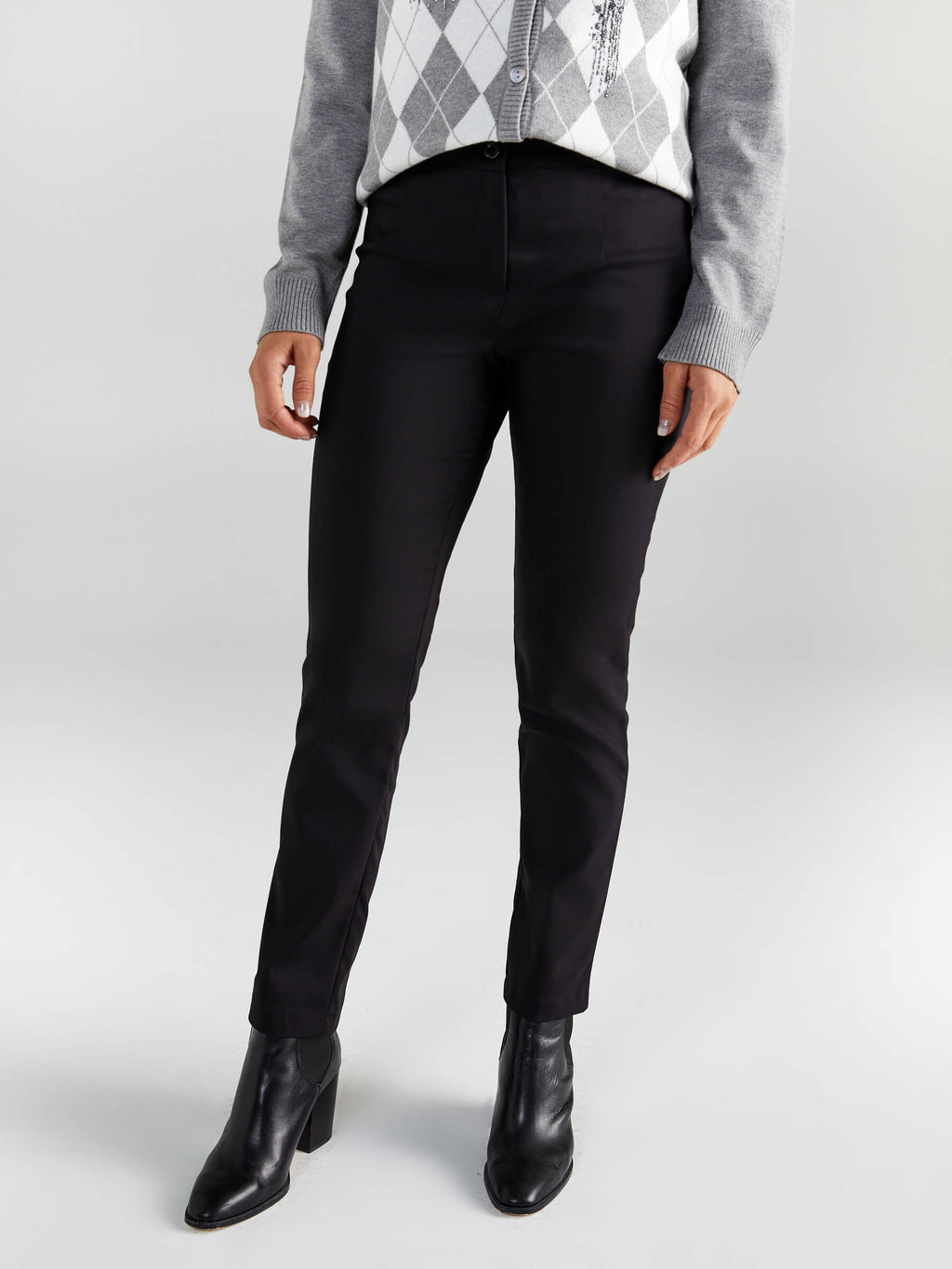 Faik Sönmez Minimalist Crop Kadın Pantolon - Günlük & İş