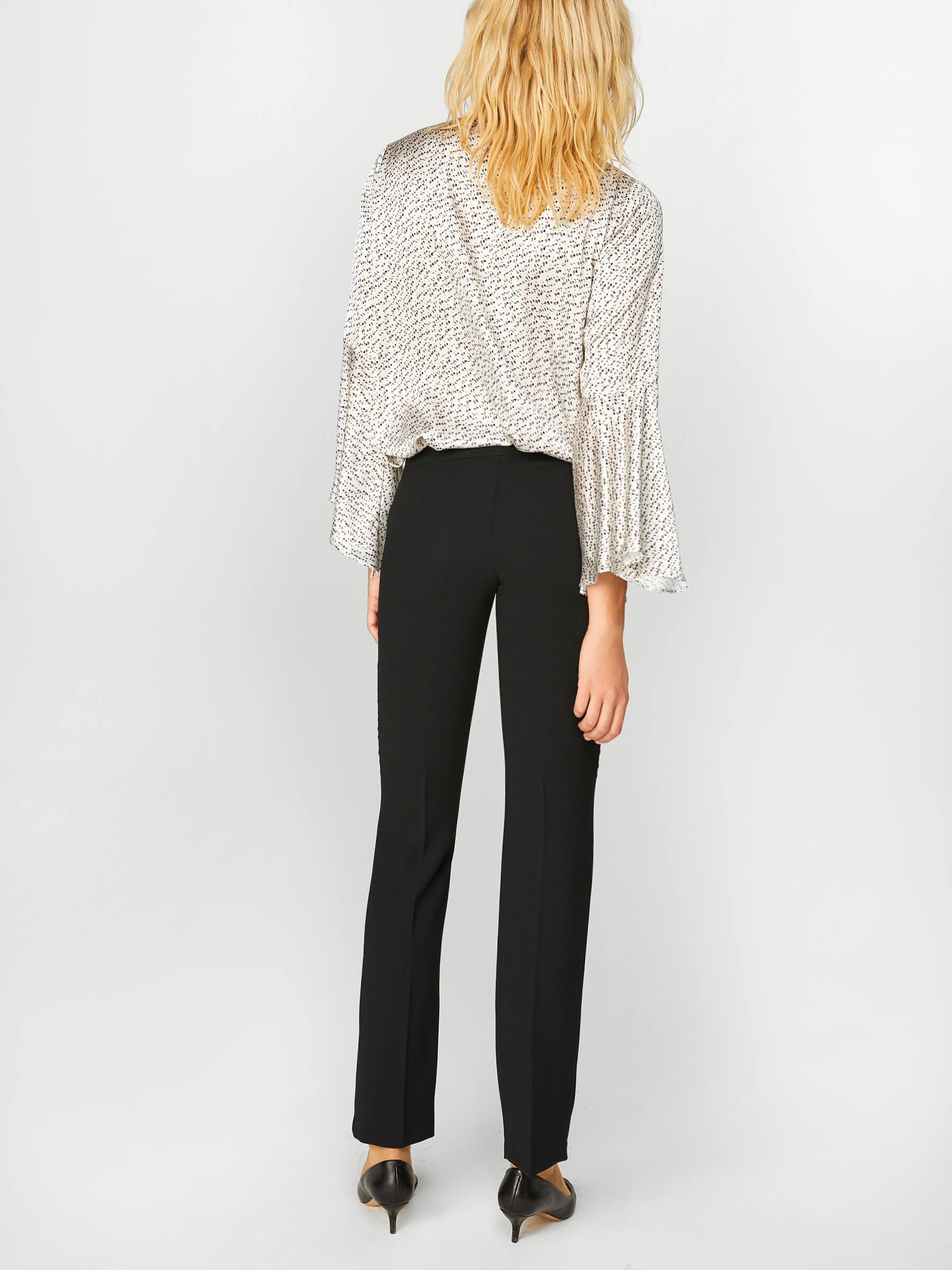 Faik Sönmez Minimalist Kadın Pantolon - Regular Fit - Yüksek Bel