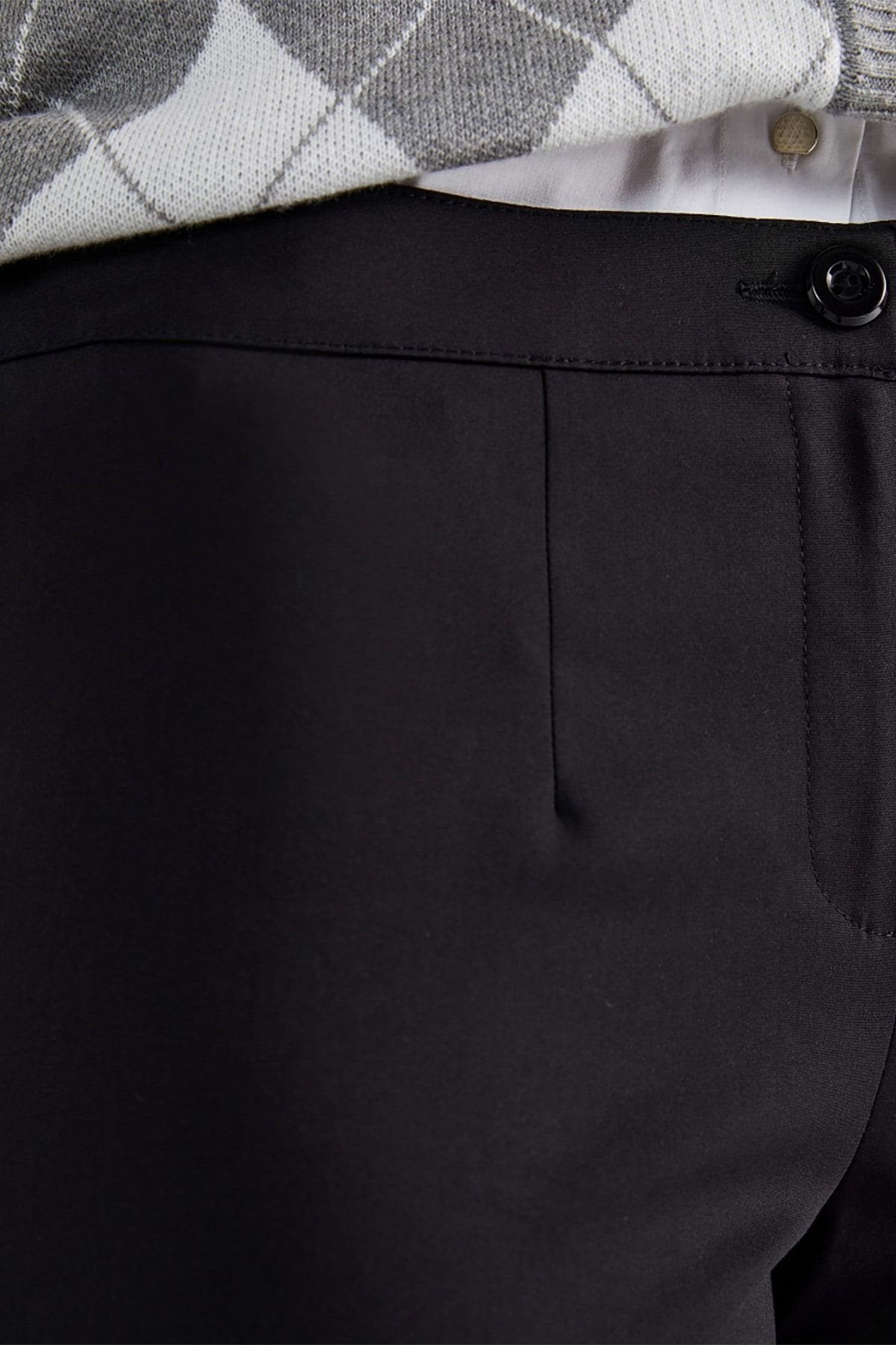 Faik Sönmez Kadın Slim Fit Normal Bel Dokuma Pamuklu Dar Paça Pantolon