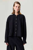 Nocturne Jacket with Ribbed Detail