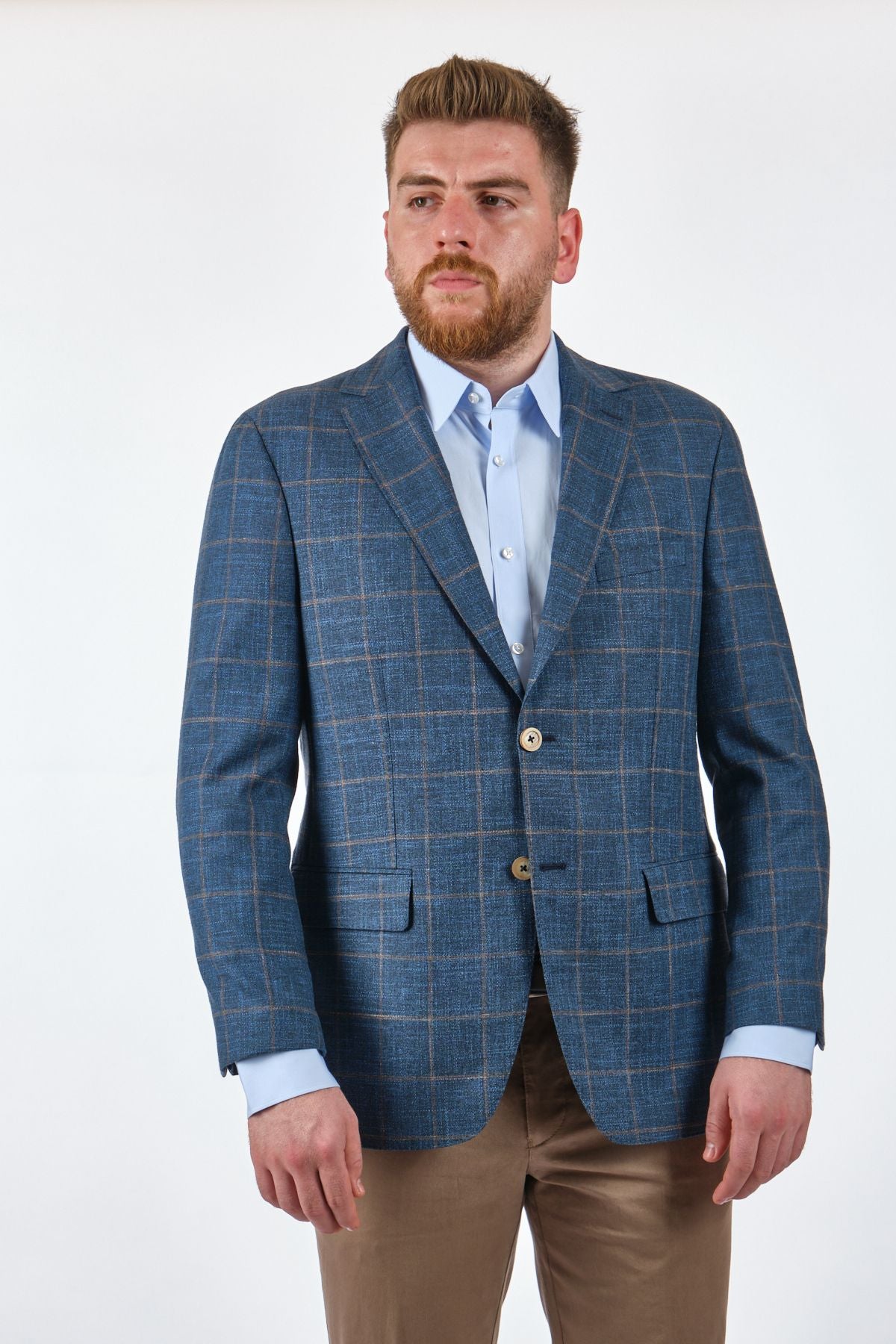 Four Hand's Minimalist Regular Fit Erkek Ceket - Kareli Desen