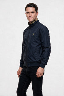 Fred Perry Erkek Dik Yaka Tam Fermuarlı Ribanalı Standart Kalıp Ceket J2660-350