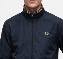 Fred Perry Erkek Dik Yaka Tam Fermuarlı Ribanalı Standart Kalıp Ceket J2660-350