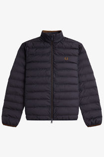 Fred Perry Erkek Dik Yaka Fermuarlı Kapitone Dolgulu Kışlık Mont Ceket