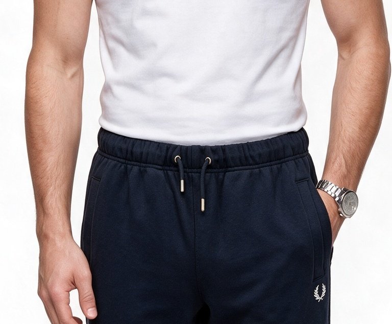 Fred Perry Erkek Normal Kesim Lastikli İpli Pamuk Karışımlı Sweatpant Eşofman Altı