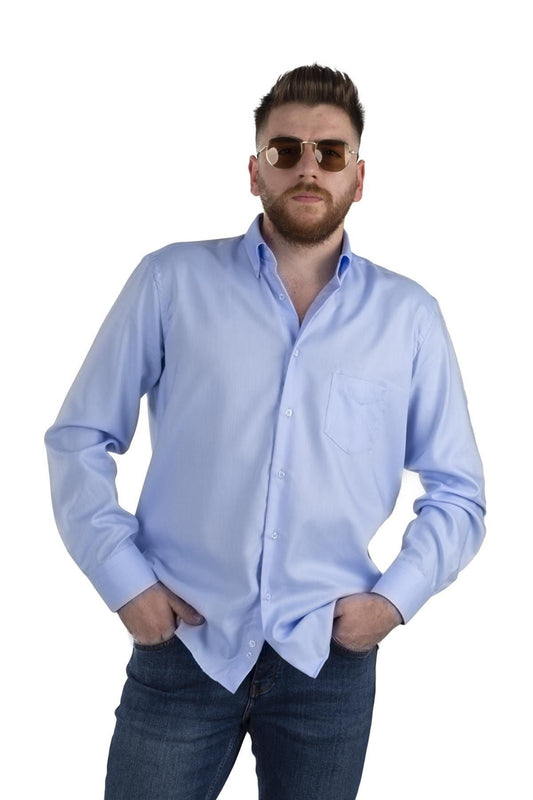 Gallini World Minimalist Uzun Kol Erkek Gömleği - Günlük & İş