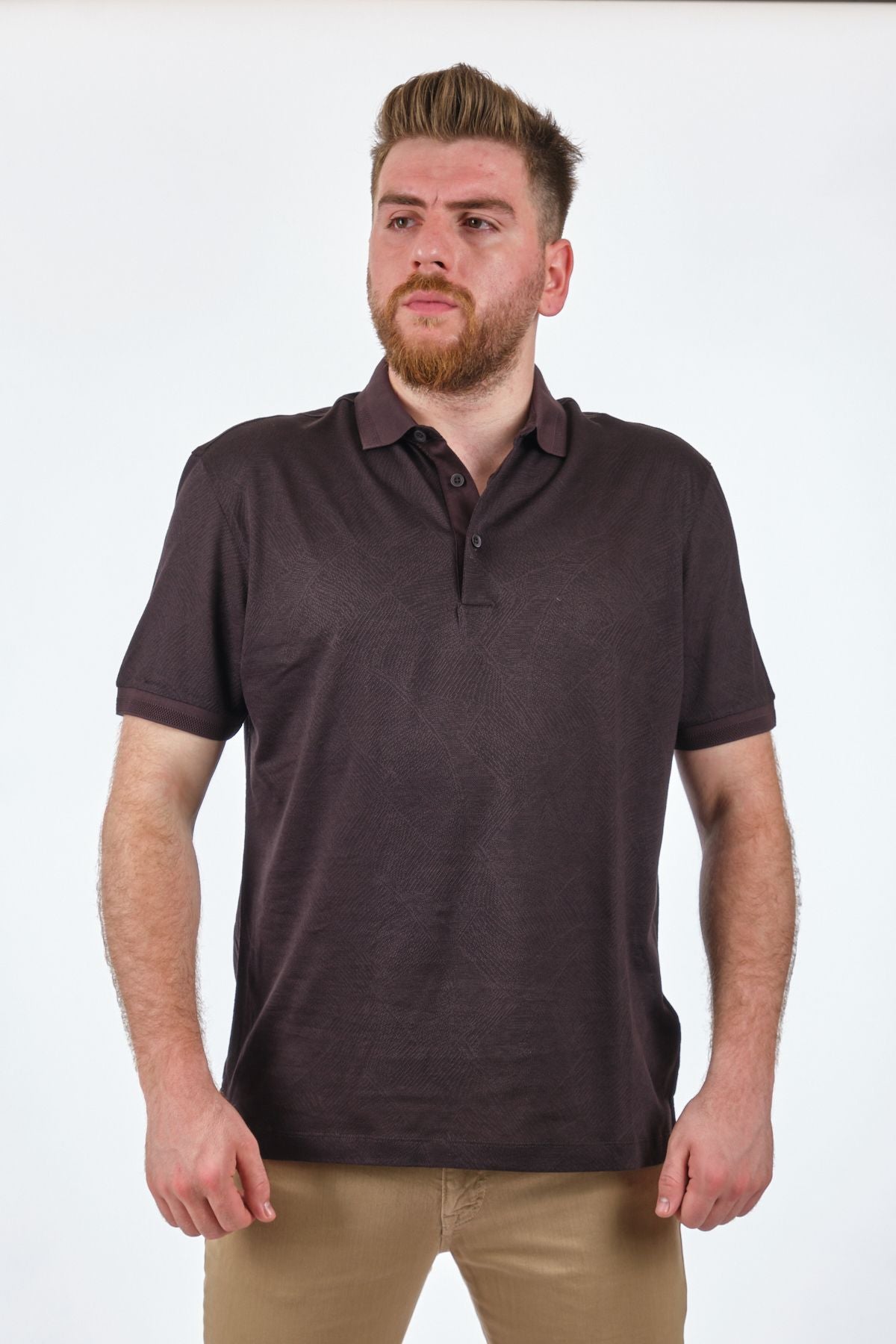 Gallus Minimalist Polo Yaka Kısa Kol Erkek Tişört - Günlük Şıklık Secondary image