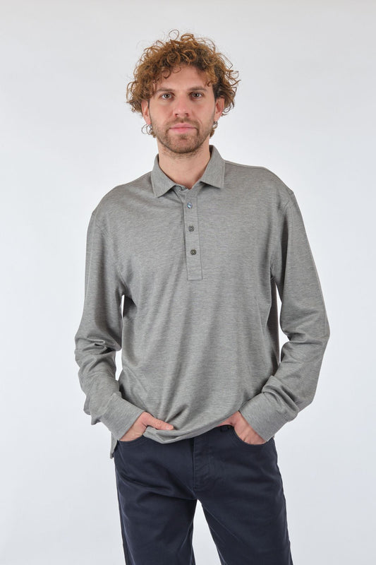 Gallus Erkek Uzun Kol Polo Yaka Sweatshirt - Minimalist & Günlük