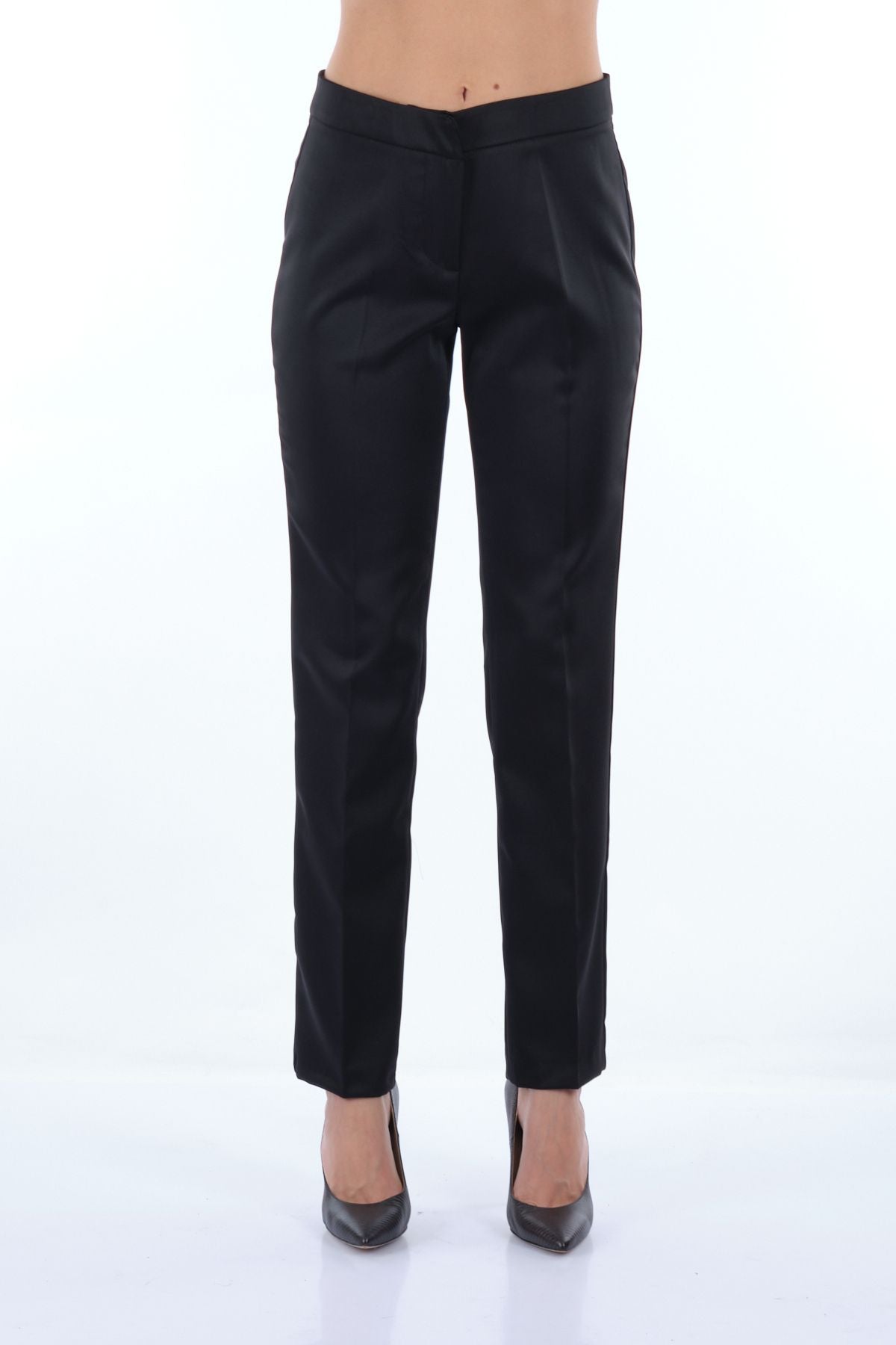 Garni Minimalist Yüksek Bel Regular Fit Kadın Pantolon