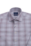 Giant Men's Plaid Long-Sleeve Shirt - Modern Fit Casual Business Shirt