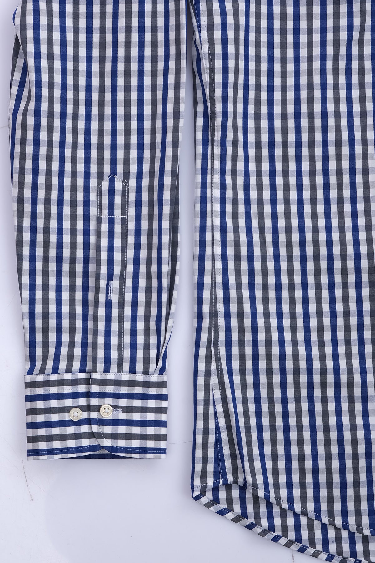 Giant Erkek Uzun Kol Kareli Gömlek - Minimalist Stil