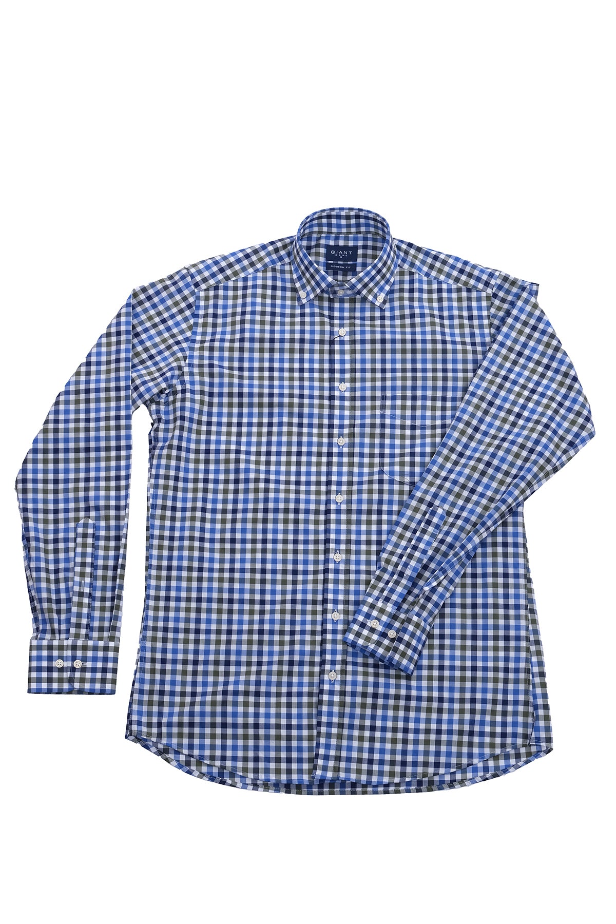 Giant Modern Fit Uzun Kol Kareli Erkek Gömleği - Günlük & İş Main image