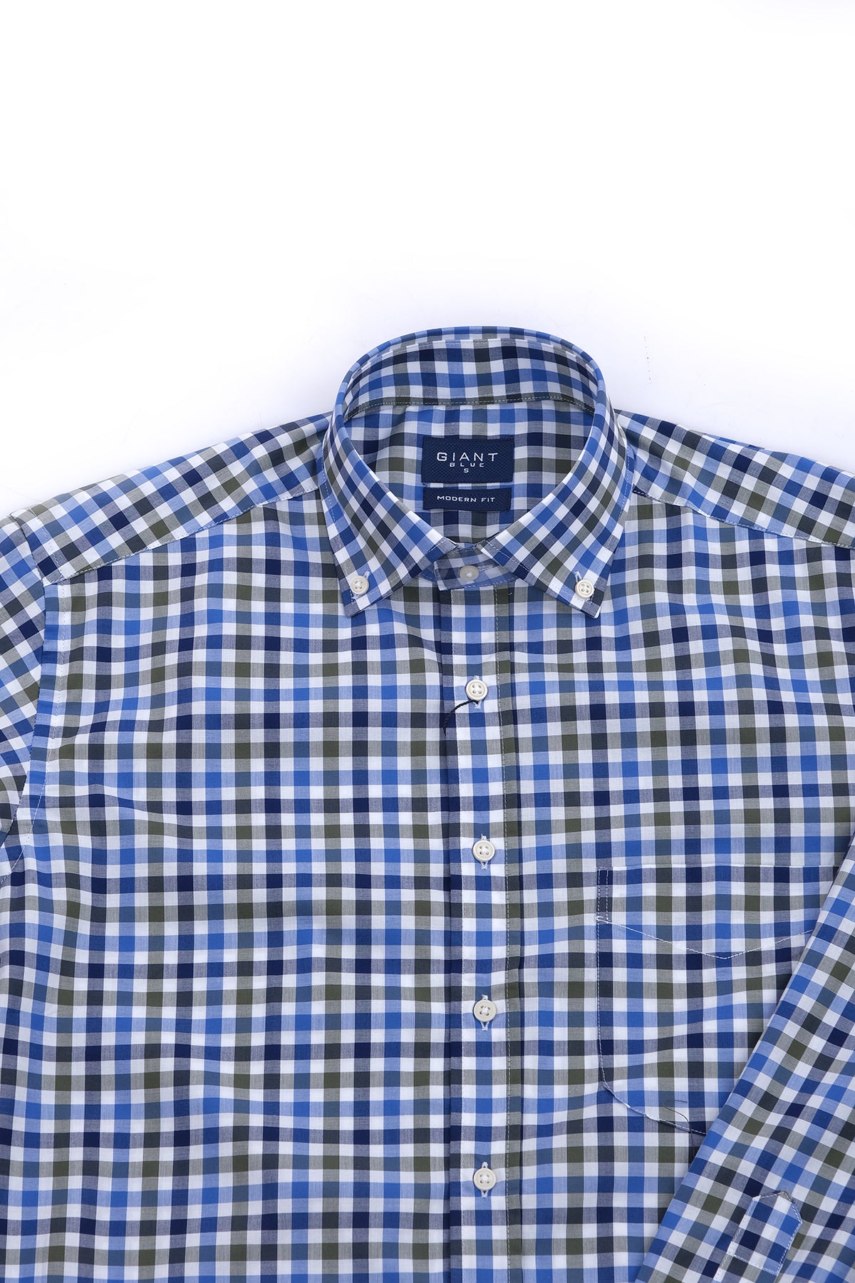 Giant Modern Fit Uzun Kol Kareli Erkek Gömleği - Günlük & İş Secondary image