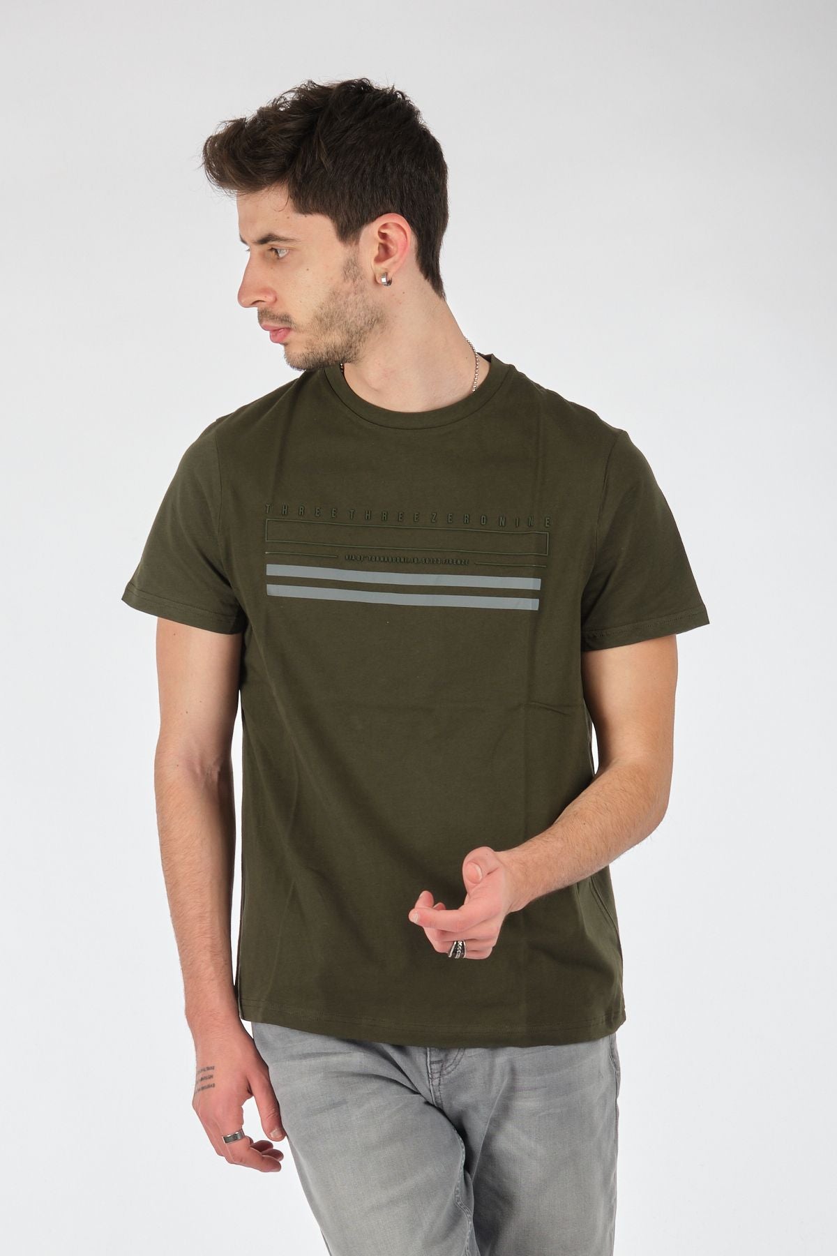 Gmg Fırenze Oversize Minimalist Erkek T-Shirt - Kısa Kol - Rahat Kesim