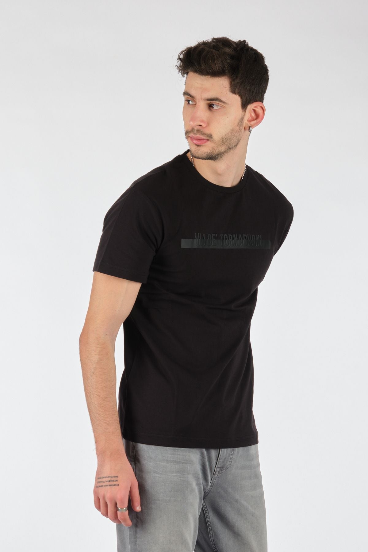Gmg Fırenze Minimalist Regular Fit Kısa Kol Erkek Tişört - Günlük Kullanım Secondary image