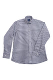 Giant Men's Long-Sleeve Shirt - Plaid Pattern - Minimalist