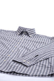Giant Men's Long-Sleeve Shirt - Plaid Pattern - Minimalist