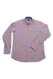 Giant Men's Long-Sleeve Plaid Shirt - Minimalist Casual Style