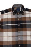 Giant Minimalist Plaid Men's Long-Sleeve Shirt - Casual Style