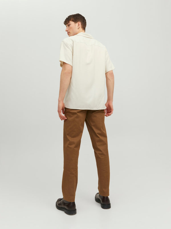 Jack&Jones Oversize Minimalist Kısa Kol Erkek Gömleği
