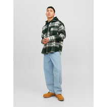 Jack&Jones Oversize Kareli Uzun Kol Gömlek - Günlük Şıklık