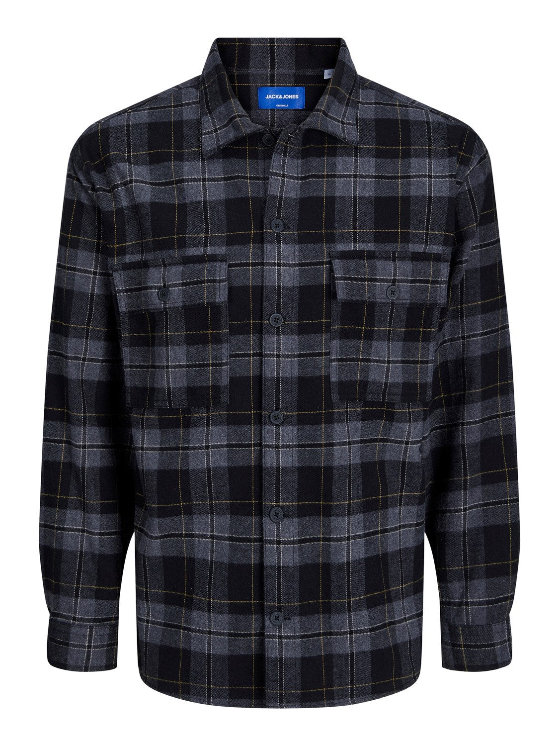 Jack&Jones Oversize Kareli Uzun Kol Gömlek - Günlük Stil Secondary image