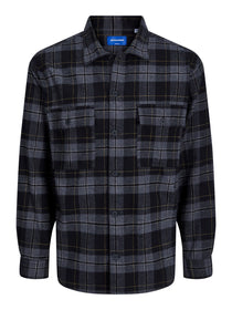 Jack&Jones Oversize Kareli Uzun Kol Gömlek - Günlük Stil