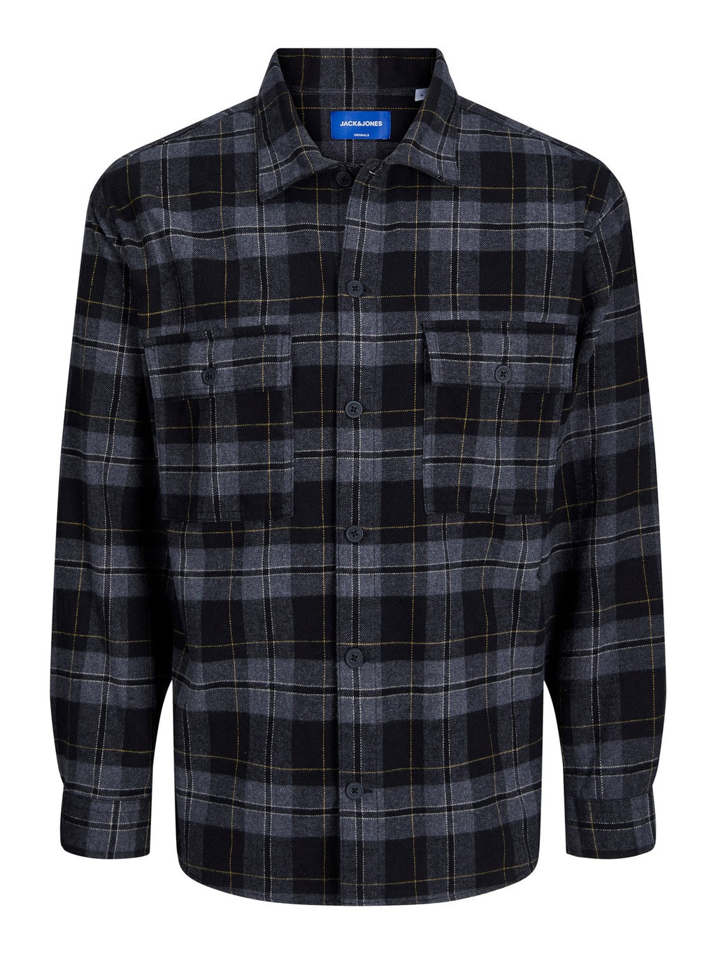 Jack&Jones Oversize Kareli Uzun Kol Gömlek - Günlük Stil