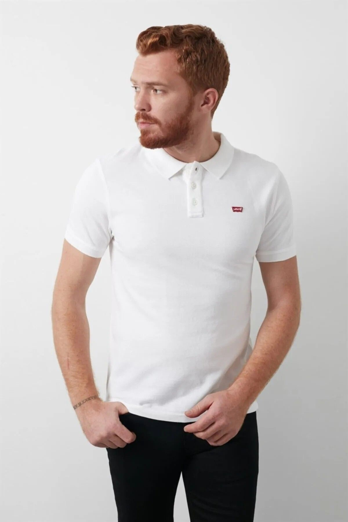Levi's Erkek Polo Yaka Kısa Kol Tişört - Minimalist Günlük Main image