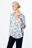 On Minimalist Floral Pattern Women's Shirt - Long Sleeve - Regular Fit