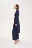 Tailor Shop Minimalist Linen Midi Shirt Dress - Casual & Chic