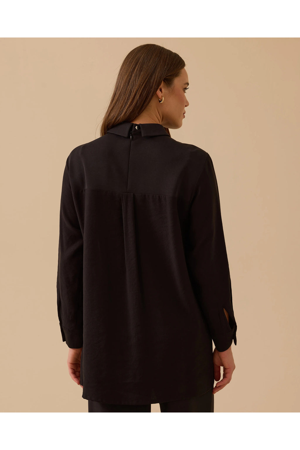 gömlek yaka şerit detaylı sweatshirt Scl