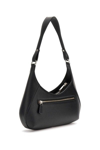 Guess Kadın Suni Deri Omuz Çantası Metal Detaylı Fermuarlı Baget Çanta